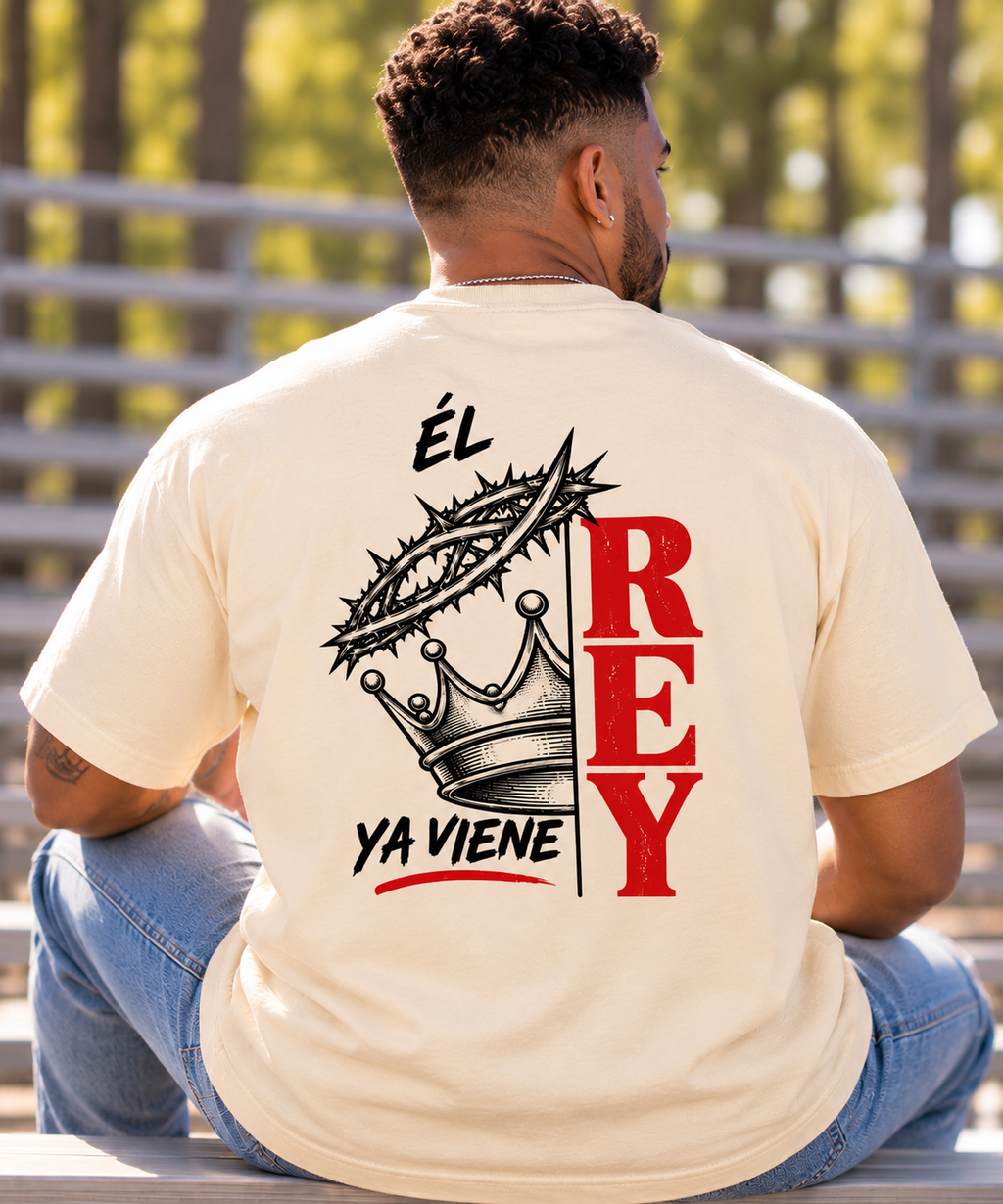 "Él Rey Ya Viene" Comfort Colors® Unisex Christian Tee