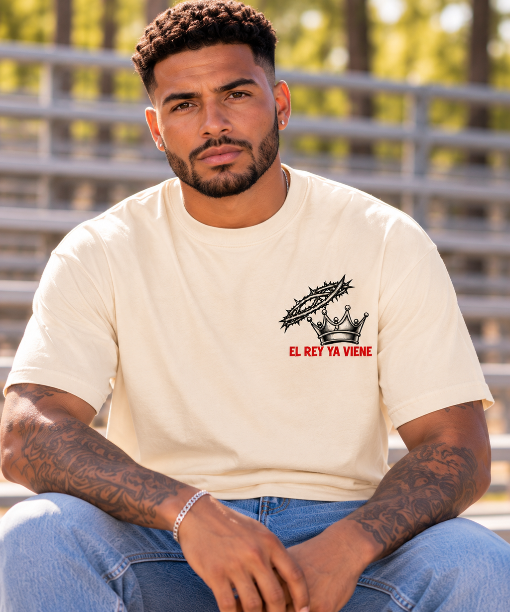 "Él Rey Ya Viene" Comfort Colors® Unisex Christian Tee