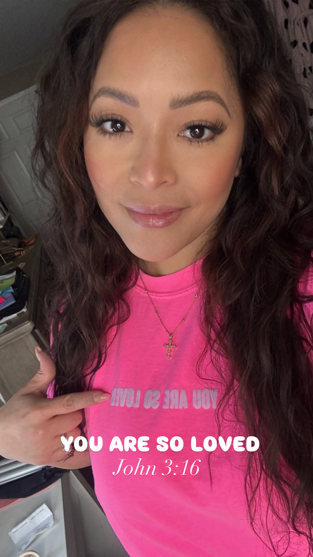 You Are So Loved - Baby Pink Comfort Color Tee