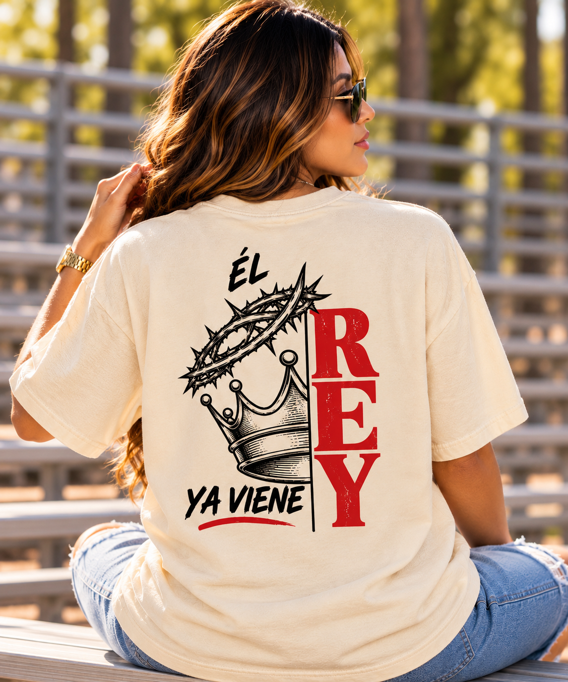 "Él Rey Ya Viene" Comfort Colors® Unisex Christian Tee