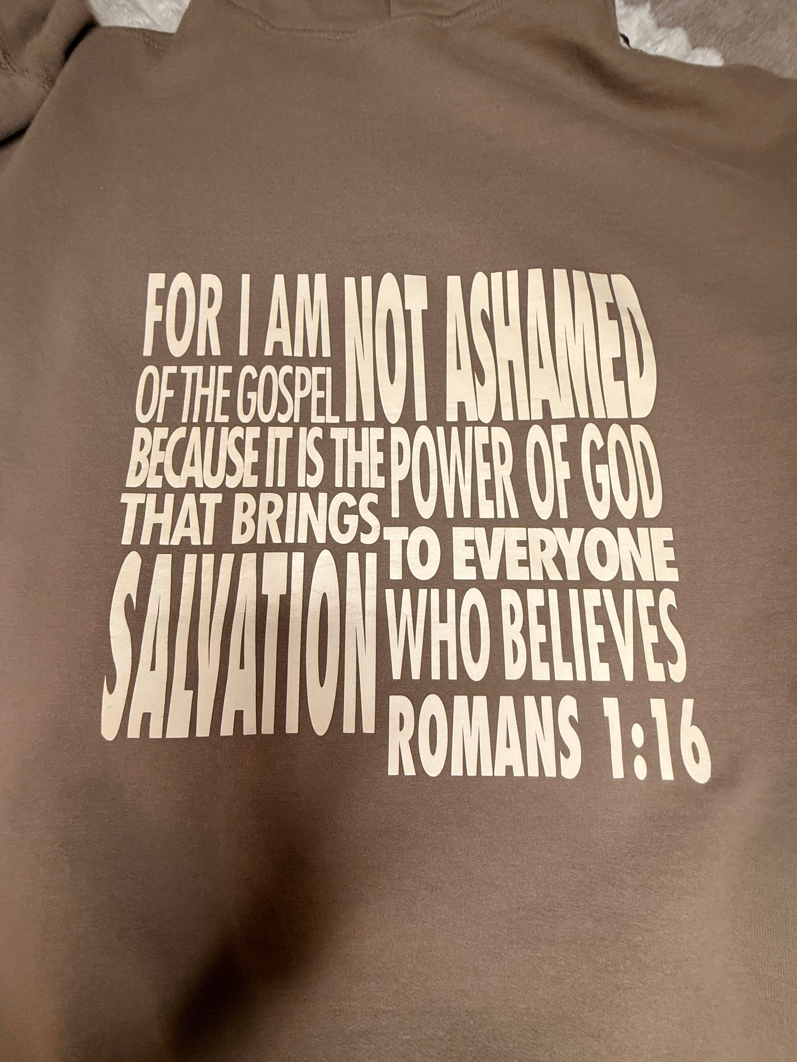 Romans 1:16 Disciple Hoodie