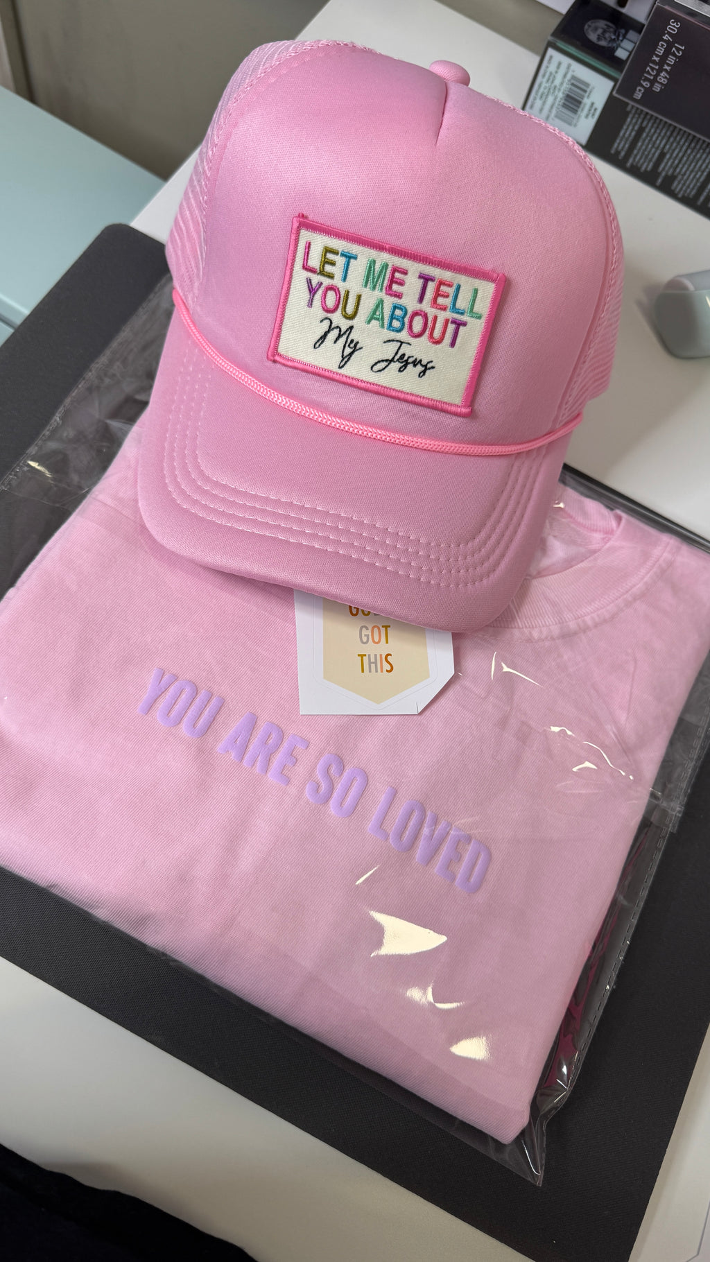 You Are So Loved - Baby Pink Comfort Color Tee